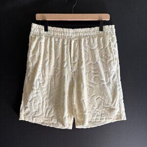 H&M X Keith Haring | Terry "Towel" Shorts | Color: White